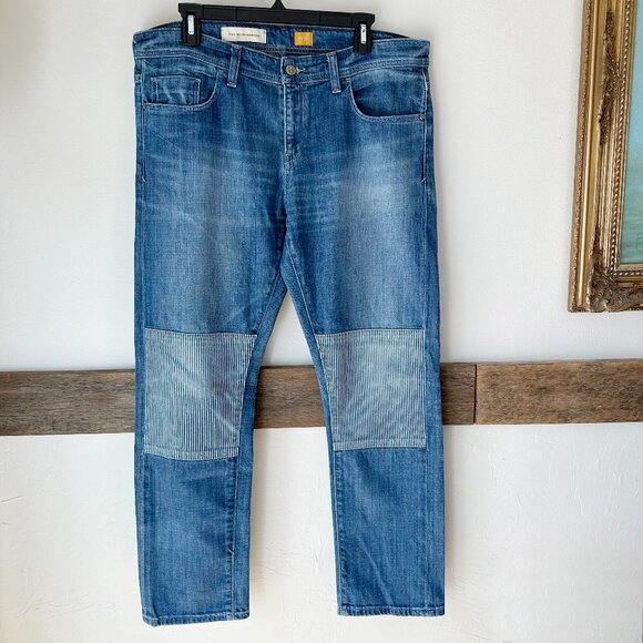Anthropologie Denim - Anthropologie Pilcro and the Letterpress Jeans No. 31 Waist 38 Knee Patches